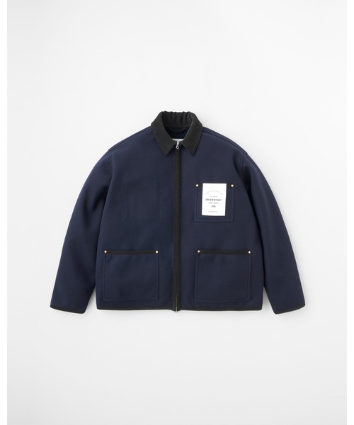 Traditional Weatherwear(トラディショナルウェザーウェア)の「WORK JACKET 002 ZIP(カバーオール・メンズ・ネイビー/ブラック/チョコ・36/38/34)」の3枚目の写真