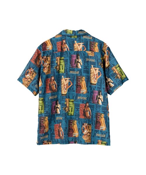 HYSTERIC GLAMOUR(ヒステリックグラマー)の「TIKI BOP柄 オープンカラーシャツ(シャツ/ブラウス・メンズ・その他2・X-LARGE/LARGE/MEDIUM/SMALL)」の2枚目の写真