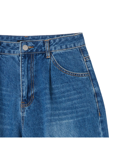 LAP(ラップ)の「タックポイントデニムパラシュートパンツAR2DPS60(デニムパンツ・レディース・インディゴブルー・SMALL/MEDIUM)」の6枚目の写真