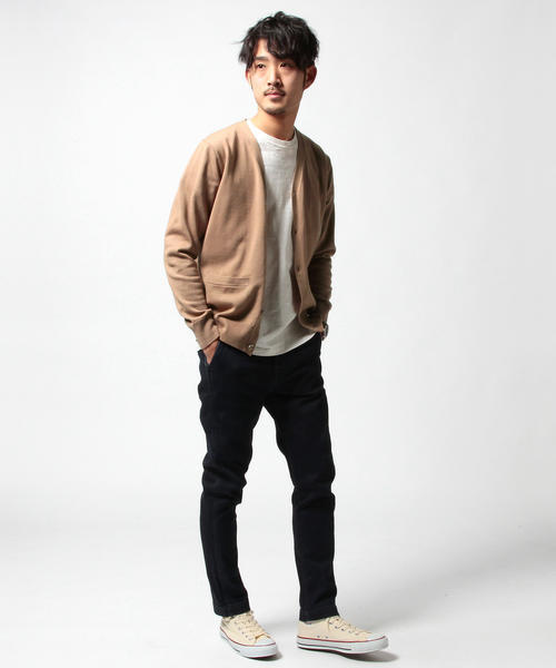 BEAMS（ビームス）の「BEAMS / ベーシックカーディガン（カーディガン/ボレロ・メンズ・ブラック系その他/チャコールグレー/ベージュ/ネイビー・MEDIUM/LARGE/SMALL）」の19枚目の写真