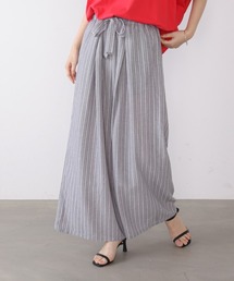 santa fe パンツ グレー ストライプ柄 サイズ33 レディースのパンツ（ストライプ柄）ファッション通販 - ZOZOTOWN