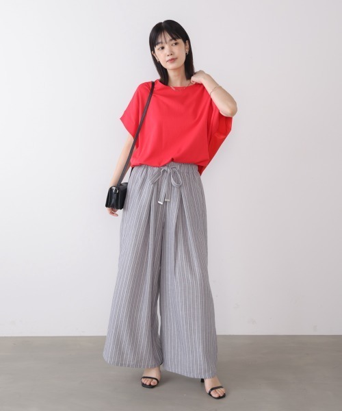 Bou Jeloud(ブージュルード)の「ラメストライプパンツ(その他パンツ・レディース・グレー/ベージュ・38)」の4枚目の写真