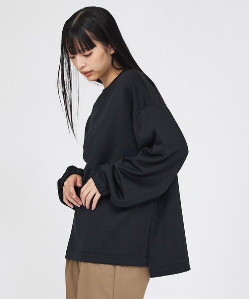 FORTUNA HOMME（フォルトゥナオム）の「【FORTUNA /フォルトゥナ】裾スリットニット / ユニセックス / FHPO-0265（Tシャツ/カットソー・メンズ・ブラック/ブラウン/クリーム・M/L）」の2枚目の写真