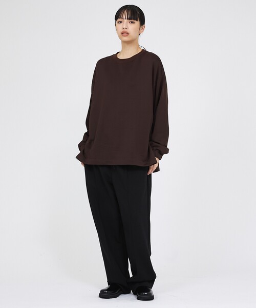 FORTUNA HOMME（フォルトゥナオム）の「【FORTUNA /フォルトゥナ】裾スリットニット / ユニセックス / FHPO-0265（Tシャツ/カットソー・メンズ・ブラック/ブラウン/クリーム・M/L）」の15枚目の写真