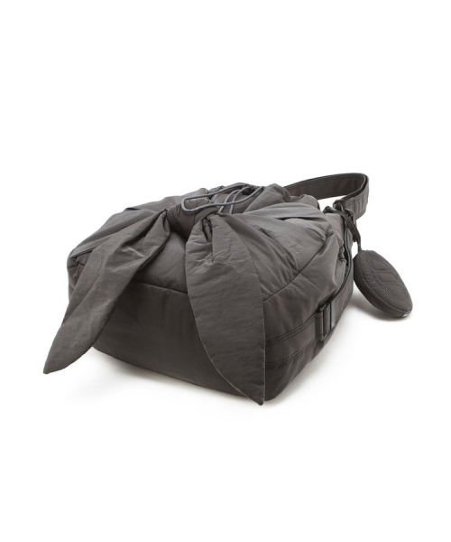 athe（アテ）の「[RUBAN] ダークグレーリボンバックパック兼ショルダーバッグ L AABA5F901G3（ショルダーバッグ・レディース・ダークグレー・FREE）」の6枚目の写真