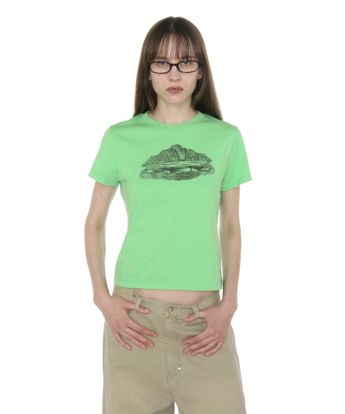 PARTIMENTO WOMEN(パルティメントウィメン)の「デザートエディションT_ネオングリーン(Tシャツ/カットソー・レディース・その他・SMALL/MEDIUM)」の2枚目の写真
