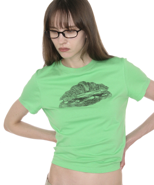 PARTIMENTO WOMEN(パルティメントウィメン)の「デザートエディションT_ネオングリーン(Tシャツ/カットソー・レディース・その他・SMALL/MEDIUM)」の4枚目の写真