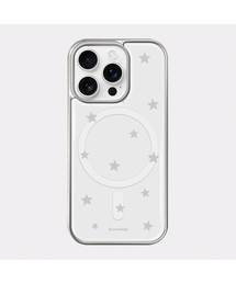 BOOMING（ブーミング）の「スタリスカイ マグセーフシルバーエポキシバンパーケース (3colors)（スマホケース/カバー）」