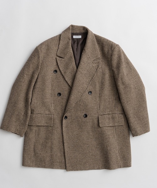 MAISON SPECIAL（メゾンスペシャル）の「Oversized Jacket Coat/オーバージャケットコート（テーラードジャケット・レディース・ブラウン/ブラック・FREE）」の17枚目の写真