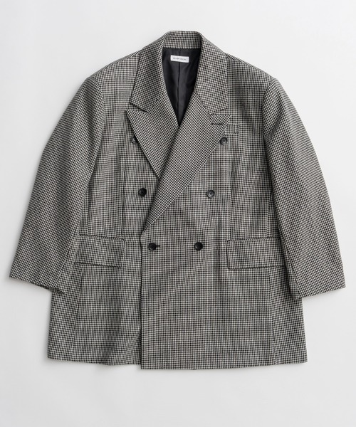 MAISON SPECIAL（メゾンスペシャル）の「Oversized Jacket Coat/オーバージャケットコート（テーラードジャケット・レディース・ブラウン/ブラック・FREE）」の18枚目の写真