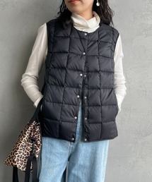 美品　  ブラックダウンベスト ダウンベスト（ブラック/黒色系）ファッション通販 - ZOZOTOWN