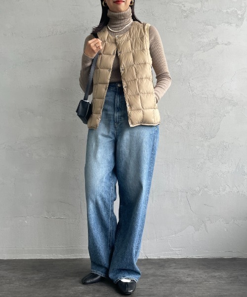 圓領 羽絨內搭背心