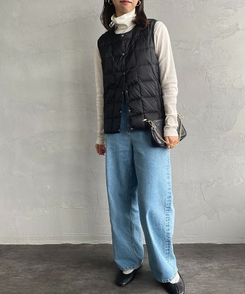 圓領 羽絨內搭背心