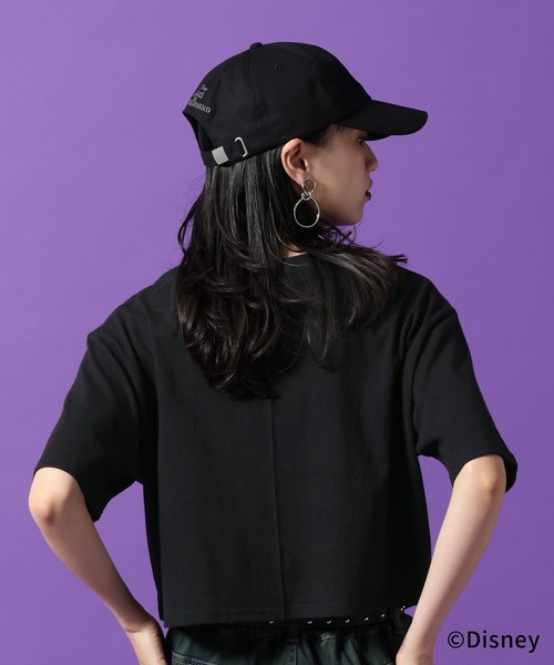 PAGEBOY（ページボーイ）の「Disney【ふしぎの国のアリス】チェシャネコショートT（Tシャツ/カットソー・レディース・オフホワイト/ブラック/チャコールグレー・FREE）」の7枚目の写真