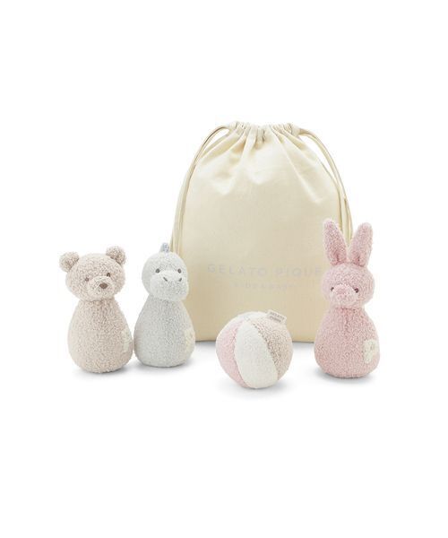 gelato pique(ジェラートピケ)の「【KIDS】パウダーアニマルボーリングトイ(その他ベビー用品・キッズ・マルチ・F)」の1枚目の写真