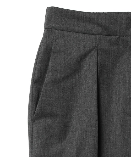 COLUMN（コラム）の「COLUMN / テーパードパンツ（スラックス・レディース・チャコールグレー/ブラック・38/36）」の6枚目の写真