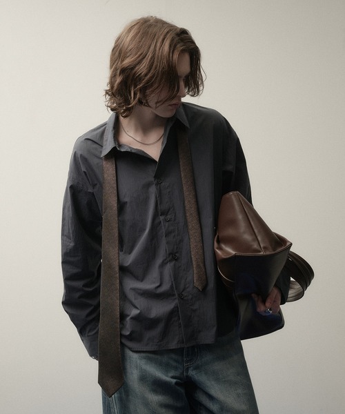 SELLE GLANT（セレグランテ）の「LOW-PROFILE BELT DESIGN BAG / ロープロファイルベルトデザインバッグ（ショルダーバッグ・メンズ・ダークブラウン/ブラック・FREE）」の10枚目の写真