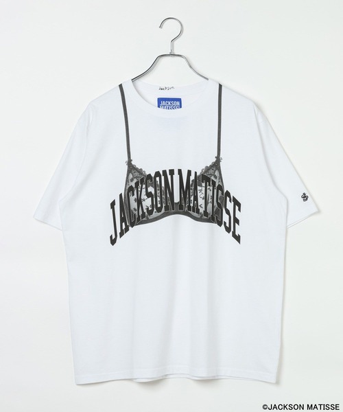 JACKSON MATISSE(ジャクソンマティス)の「【JACKSON MATISSE/BAYFLOW】ランジェリープリントT(Tシャツ/カットソー・レディース・ブラック/ホワイト・FREE)」の11枚目の写真