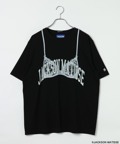 JACKSON MATISSE(ジャクソンマティス)の「【JACKSON MATISSE/BAYFLOW】ランジェリープリントT(Tシャツ/カットソー・レディース・ブラック/ホワイト・FREE)」の12枚目の写真
