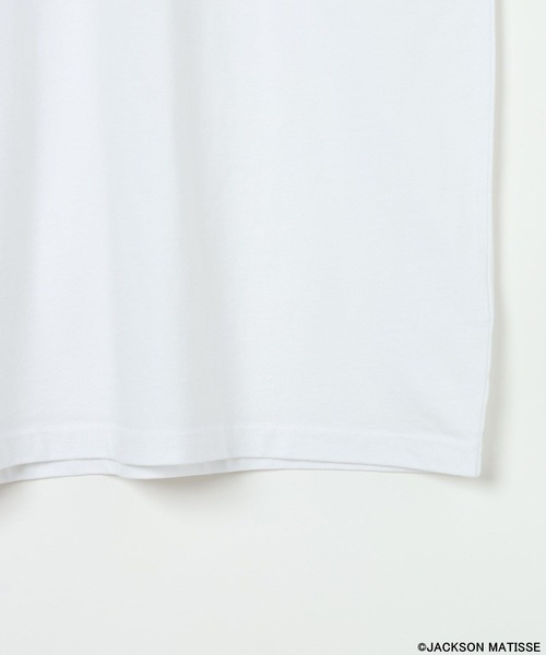 JACKSON MATISSE(ジャクソンマティス)の「【JACKSON MATISSE/BAYFLOW】ランジェリープリントT(Tシャツ/カットソー・レディース・ブラック/ホワイト・FREE)」の4枚目の写真