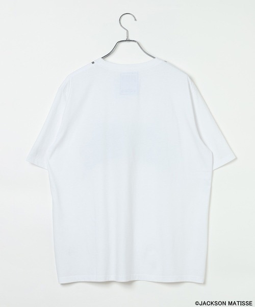 JACKSON MATISSE(ジャクソンマティス)の「【JACKSON MATISSE/BAYFLOW】ランジェリープリントT(Tシャツ/カットソー・レディース・ブラック/ホワイト・FREE)」の5枚目の写真
