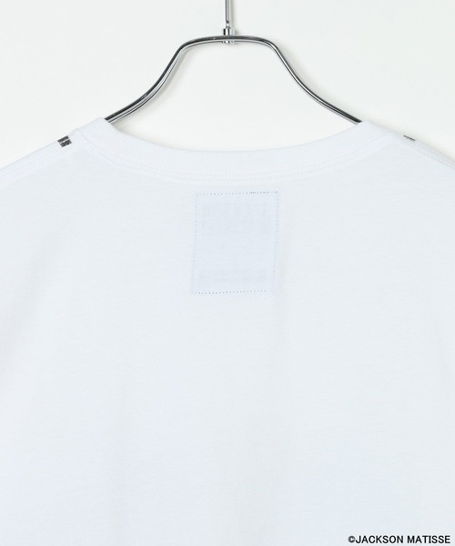 JACKSON MATISSE(ジャクソンマティス)の「【JACKSON MATISSE/BAYFLOW】ランジェリープリントT(Tシャツ/カットソー・レディース・ブラック/ホワイト・FREE)」の6枚目の写真