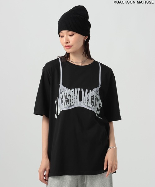 JACKSON MATISSE(ジャクソンマティス)の「【JACKSON MATISSE/BAYFLOW】ランジェリープリントT(Tシャツ/カットソー・レディース・ブラック/ホワイト・FREE)」の21枚目の写真
