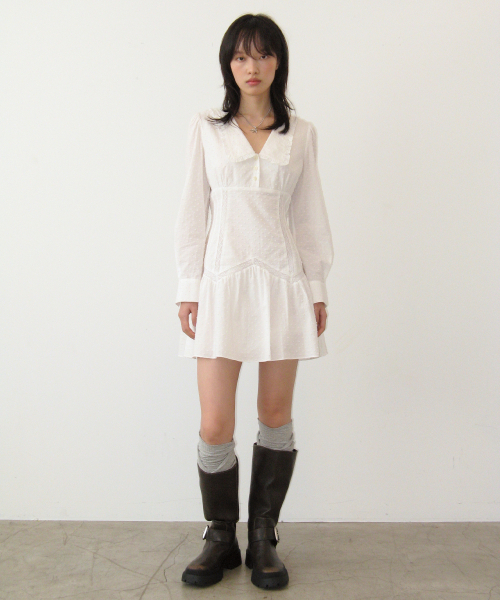 LOTSYOU(ロッツユー)の「lotsyou_Barrymore Dress White(ワンピース・レディース・その他・O/S)」の1枚目の写真