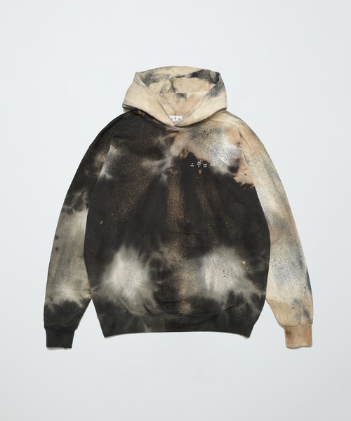 bal(バル)の「LOGO TIE DYE HOODIE by YUKIDYE(パーカー・メンズ・ブラック・3/2/1/0)」の1枚目の写真