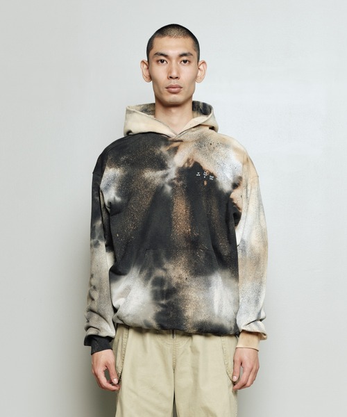 bal(バル)の「LOGO TIE DYE HOODIE by YUKIDYE(パーカー・メンズ・ブラック・3/2/1/0)」の7枚目の写真