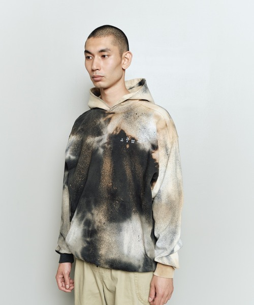bal(バル)の「LOGO TIE DYE HOODIE by YUKIDYE(パーカー・メンズ・ブラック・3/2/1/0)」の10枚目の写真