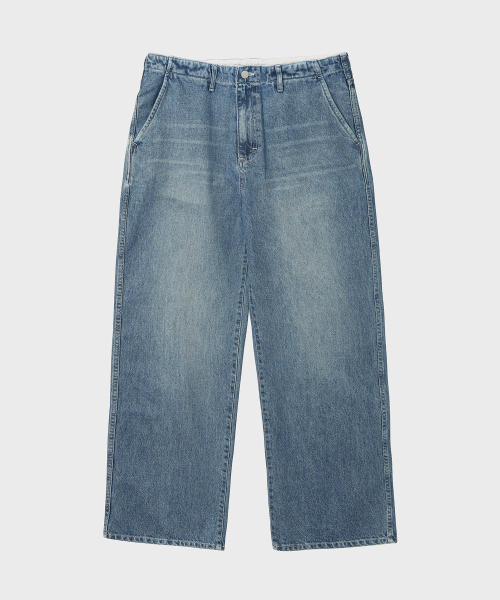 TY（ティワイ）の「TY ウォッシュドワイドデニム（デニムパンツ・メンズ・ブルー・MEDIUM/LARGE/X-LARGE）」の2枚目の写真