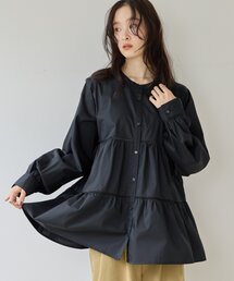 【Noka】ハシゴレースティアードブラウス《WEB限定》