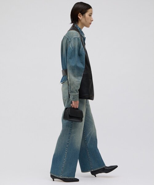 Whim Gazette(ウィムガゼット)の「ルーズデニムパンツ/セットアップ可(デニムパンツ・レディース・インディゴブルー・38/36)」の12枚目の写真