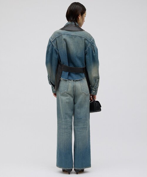 Whim Gazette(ウィムガゼット)の「ルーズデニムパンツ/セットアップ可(デニムパンツ・レディース・インディゴブルー・38/36)」の13枚目の写真