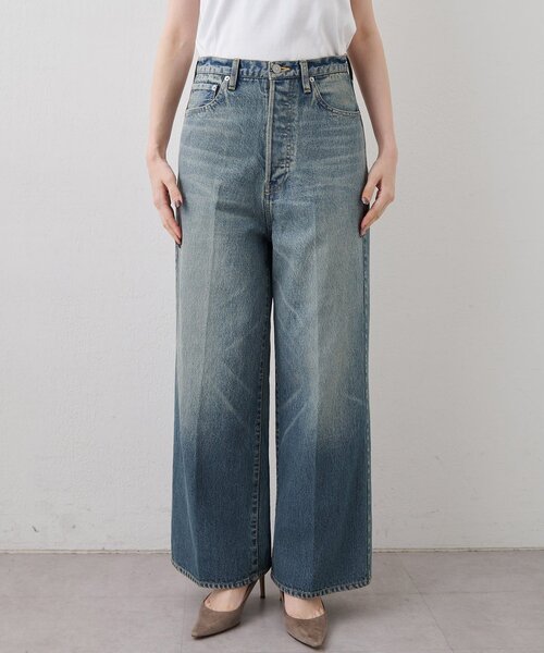 Whim Gazette(ウィムガゼット)の「ルーズデニムパンツ/セットアップ可(デニムパンツ・レディース・インディゴブルー・38/36)」の10枚目の写真