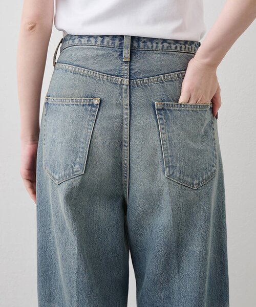 Whim Gazette(ウィムガゼット)の「ルーズデニムパンツ/セットアップ可(デニムパンツ・レディース・インディゴブルー・38/36)」の7枚目の写真