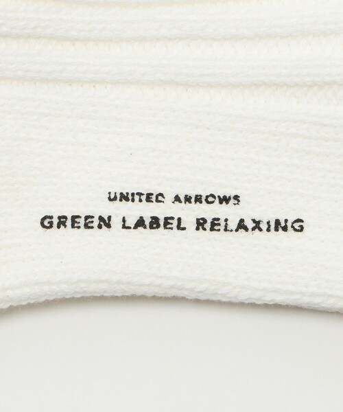 green label relaxing(グリーンレーベルリラクシング)の「リブ ソックス(ソックス/靴下・レディース・ホワイト/ライトグレー/ダークブラウン/パープル・FREE)」の5枚目の写真