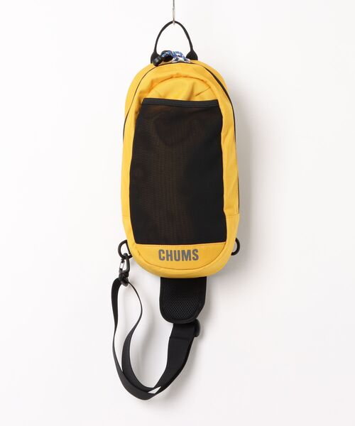 CHUMS(チャムス)の「【CHUMS/チャムス】 Recycle Sling Body Bag(ボディバッグ/ウエストポーチ・メンズ・ネイビー/ブラック/グレイッシュベージュ/その他2/その他1/イエロー/パープル/その他3・FREE)」の5枚目の写真