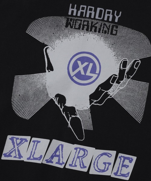 XLARGE(エクストララージ)の「MULTI LOGO ZIP HOODED SWEATSHIRT(パーカー・メンズ・アッシュ/グリーン/ネイビー/ブラック・S/M/L/XL)」の14枚目の写真
