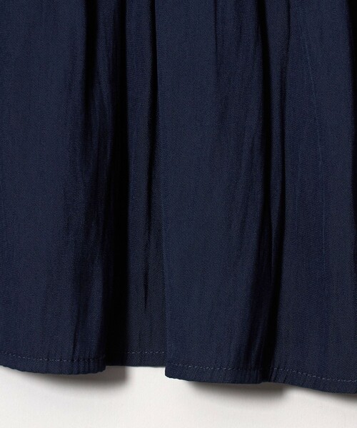 A DAY IN THE LIFE UNITED ARROWS(アデイインザライフユナイテッドアローズ)の「ギャザースキッパーブラウス <A DAY IN THE LIFE>(シャツ/ブラウス・レディース・オフホワイト/ダークブラウン/ロイヤルブルー・FREE)」の7枚目の写真