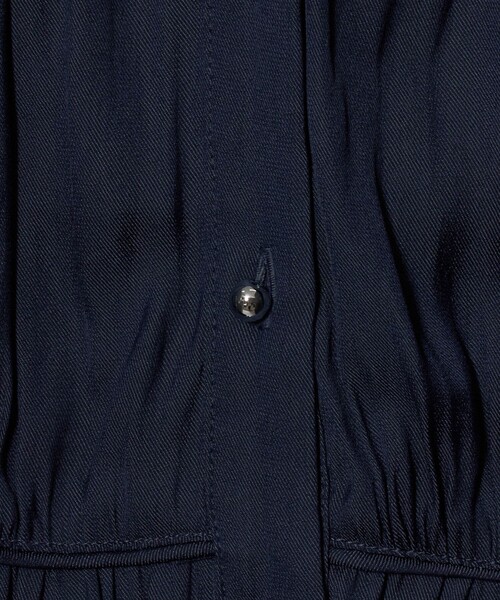 A DAY IN THE LIFE UNITED ARROWS(アデイインザライフユナイテッドアローズ)の「ギャザースキッパーブラウス <A DAY IN THE LIFE>(シャツ/ブラウス・レディース・オフホワイト/ダークブラウン/ロイヤルブルー・FREE)」の8枚目の写真