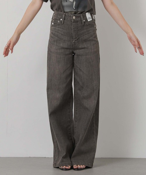 Gready Brilliant(グレディブリリアン)の「LISAワイドパンツ(デニムパンツ・レディース・ブラウン・S/M)」の18枚目の写真