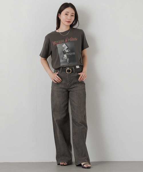 Gready Brilliant(グレディブリリアン)の「LISAワイドパンツ(デニムパンツ・レディース・ブラウン・S/M)」の12枚目の写真