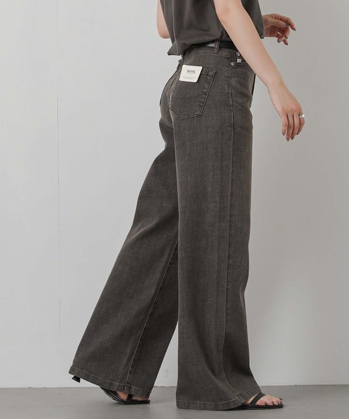 Gready Brilliant(グレディブリリアン)の「LISAワイドパンツ(デニムパンツ・レディース・ブラウン・S/M)」の11枚目の写真