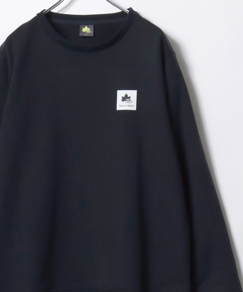 LOGOS(ロゴス)の「2026AW LOGOS/ロゴス 裏毛 ワンポイントボックスロゴ 無地 スウェットトレーナー レディース メンズ(スウェット・メンズ・ブラック/ホワイト/オリーブ/ネイビー/レッド/カーキ/グリーン・L/M/LL)」の6枚目の写真