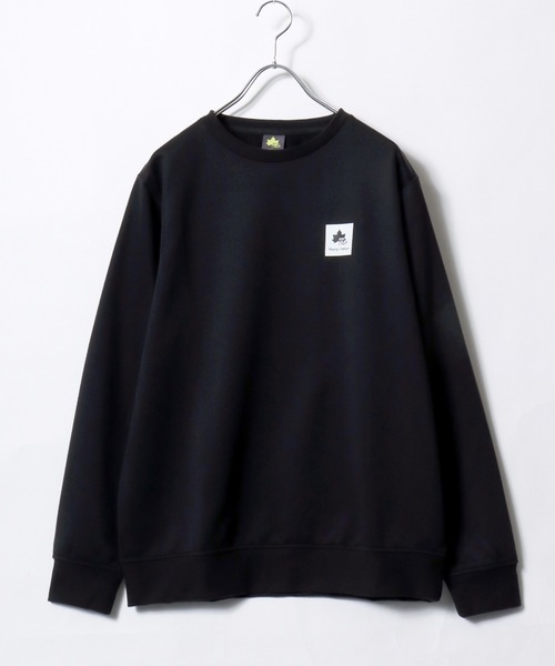 LOGOS(ロゴス)の「2026AW LOGOS/ロゴス 裏毛 ワンポイントボックスロゴ 無地 スウェットトレーナー レディース メンズ(スウェット・メンズ・ブラック/ホワイト/オリーブ/ネイビー/レッド/カーキ/グリーン・L/M/LL)」の10枚目の写真