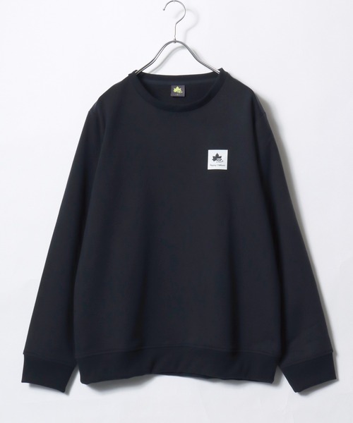 LOGOS(ロゴス)の「2026AW LOGOS/ロゴス 裏毛 ワンポイントボックスロゴ 無地 スウェットトレーナー レディース メンズ(スウェット・メンズ・ブラック/ホワイト/オリーブ/ネイビー/レッド/カーキ/グリーン・L/M/LL)」の11枚目の写真