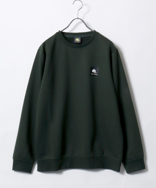 LOGOS(ロゴス)の「2026AW LOGOS/ロゴス 裏毛 ワンポイントボックスロゴ 無地 スウェットトレーナー レディース メンズ(スウェット・メンズ・ブラック/ホワイト/オリーブ/ネイビー/レッド/カーキ/グリーン・L/M/LL)」の12枚目の写真