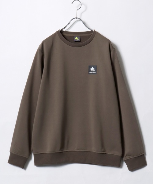 LOGOS(ロゴス)の「2026AW LOGOS/ロゴス 裏毛 ワンポイントボックスロゴ 無地 スウェットトレーナー レディース メンズ(スウェット・メンズ・ブラック/ホワイト/オリーブ/ネイビー/レッド/カーキ/グリーン・L/M/LL)」の15枚目の写真